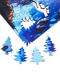 Easy Grip: Banff, Canada (200 Piece Wooden Jigsaw Puzzle) - Nautilus Puzzles - Wooden Jigsaw Puzzles For Adults