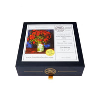 Easy Grip: Vase With Red Poppies, 1886 by Van Gogh (220 Piece Wooden Jigsaw Puzzle) - Nautilus Puzzles - Wooden Jigsaw Puzzles For Adults