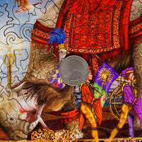 Elephant Puzzle. One Way Traffic. 499 Pieces. Wooden Jigsaw Puzzle - Nautilus Puzzles - Wooden Jigsaw Puzzles For Adults