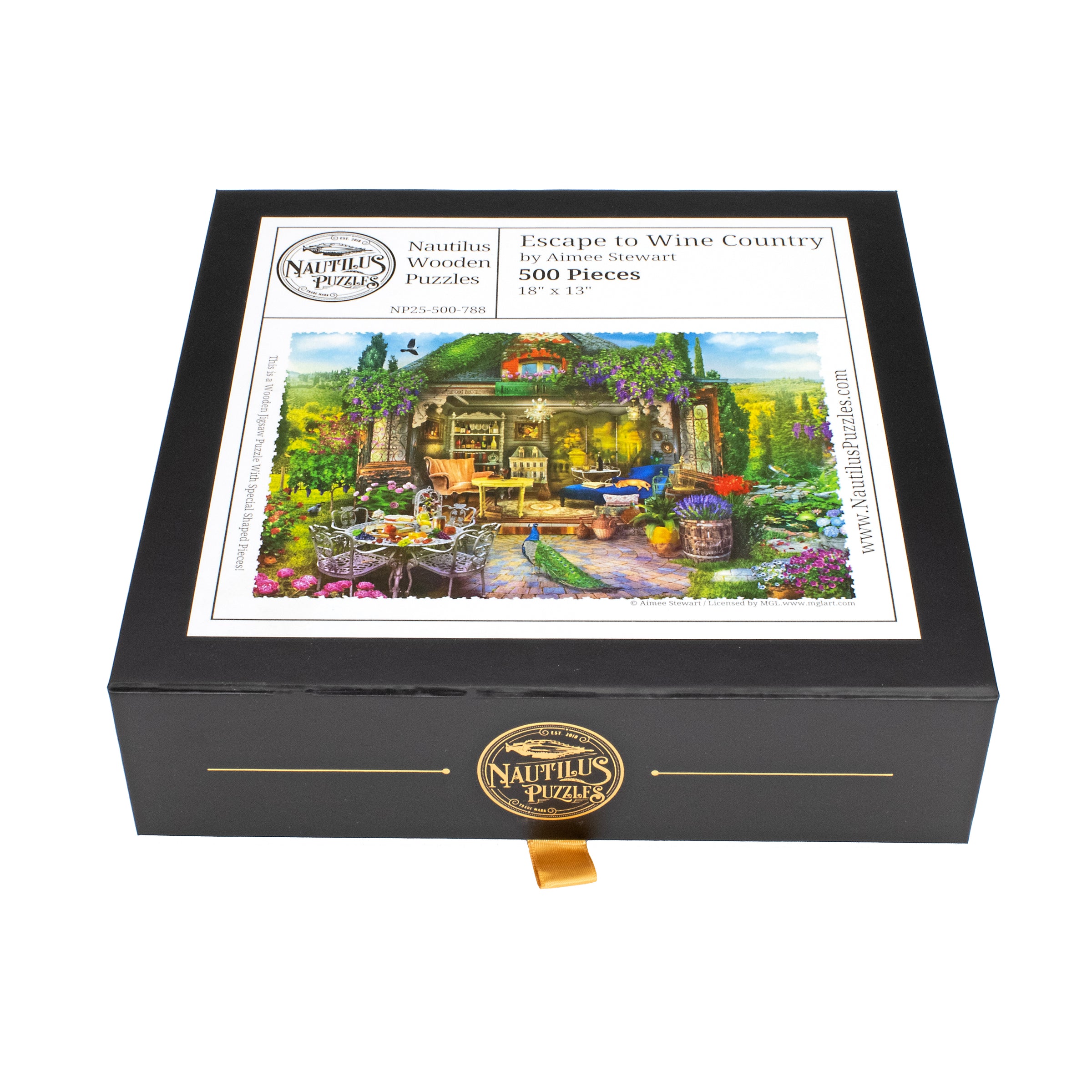 Escape to Wine Country (500 Piece Wooden Jigsaw Puzzles)