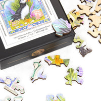 Faroe Islands Puffin (50 Piece Mini Wooden Jigsaw Puzzle) - Nautilus Puzzles - Wooden Jigsaw Puzzles For Adults
