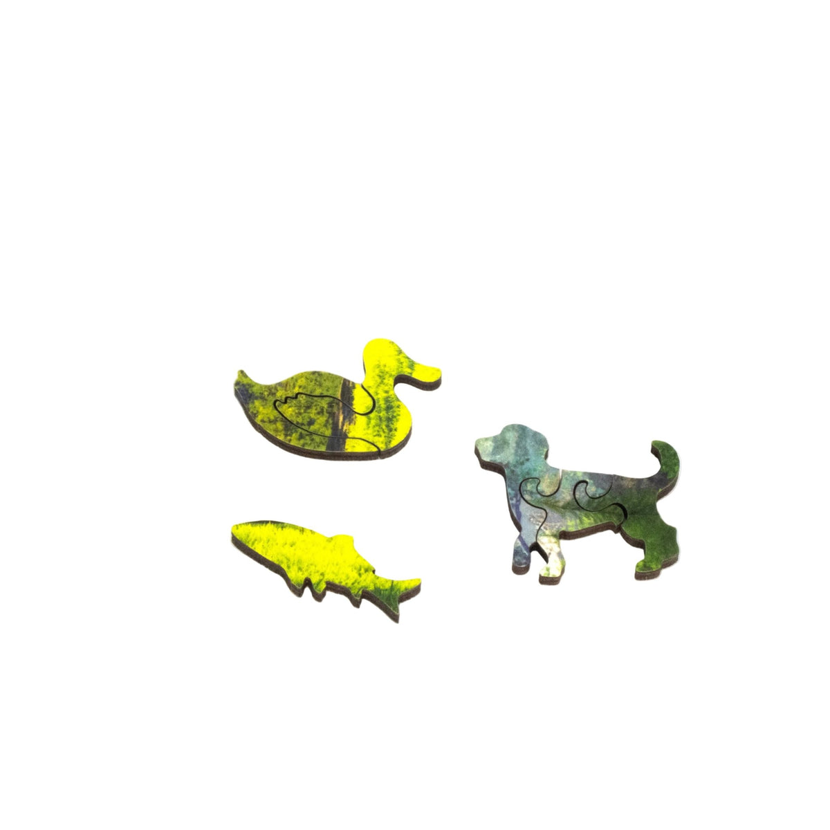 Fishing at the Lodge (480 Piece Wooden Jigsaw Puzzle) - Nautilus Puzzles - Wooden Jigsaw Puzzles For Adults