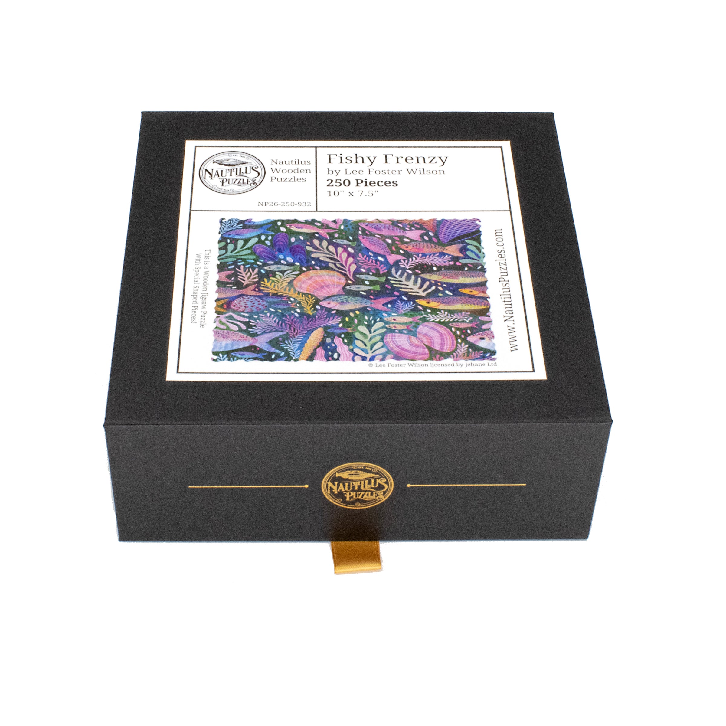 250-Piece Puzzle: Fishy Frenzy (250 Wooden Pieces)