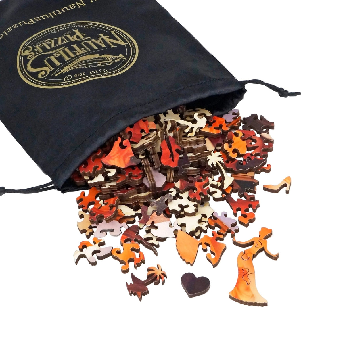 Flaming June (220 Piece Wooden Jigsaw Puzzle) - Nautilus Puzzles - Wooden Jigsaw Puzzles For Adults
