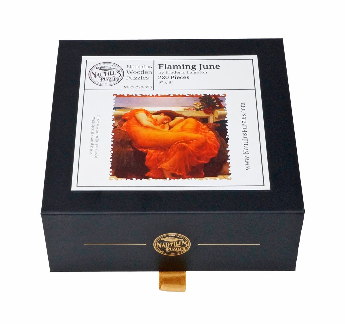 Flaming June (220 Piece Wooden Jigsaw Puzzle) - Nautilus Puzzles - Wooden Jigsaw Puzzles For Adults