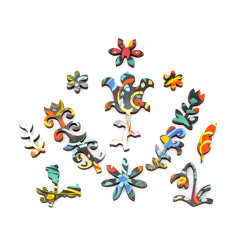 Mosaic wooden jigsaw puzzle