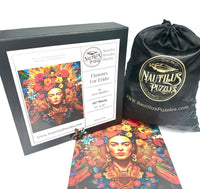 Flowers For Frida | Wooden Puzzle | 447 Pieces - Nautilus Puzzles - Wooden Jigsaw Puzzles For Adults