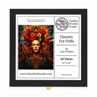 Flowers For Frida | Wooden Puzzle | 447 Pieces - Nautilus Puzzles - Wooden Jigsaw Puzzles For Adults