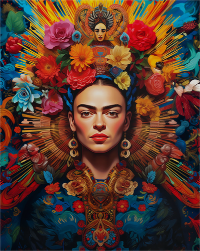 Flowers For Frida | Wooden Puzzle | 447 Pieces - Nautilus Puzzles - Wooden Jigsaw Puzzles For Adults