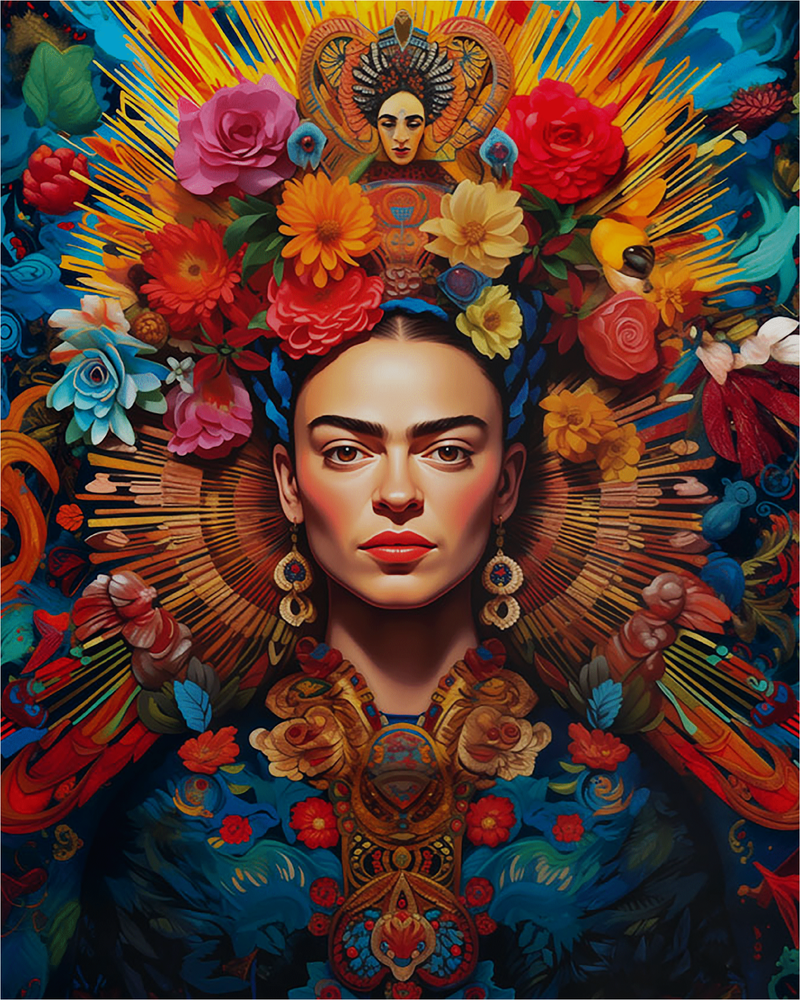 Flowers For Frida | Wooden Puzzle | 447 Pieces - Nautilus Puzzles - Wooden Jigsaw Puzzles For Adults