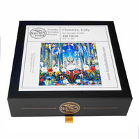 Flowers, Italy - 440 Piece Wooden Jigsaw Puzzle - Nautilus Puzzles - Wooden Jigsaw Puzzles For Adults