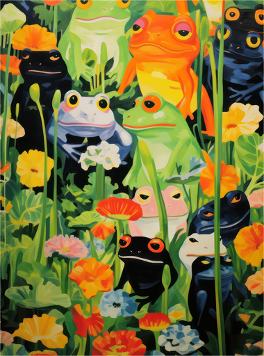 Froggy's Garden (474 Piece Wooden Jigsaw Puzzle) - Nautilus Puzzles - Wooden Jigsaw Puzzles For Adults