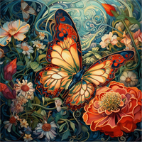 Garden Wings (475 Piece Wooden Jigsaw Puzzle) - Nautilus Puzzles - Wooden Jigsaw Puzzles For Adults