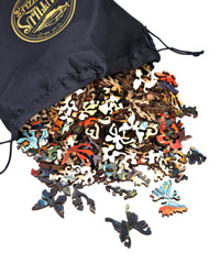 Garden Wings (475 Piece Wooden Jigsaw Puzzle) - Nautilus Puzzles - Wooden Jigsaw Puzzles For Adults