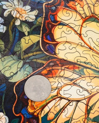 Garden Wings (475 Piece Wooden Jigsaw Puzzle) - Nautilus Puzzles - Wooden Jigsaw Puzzles For Adults