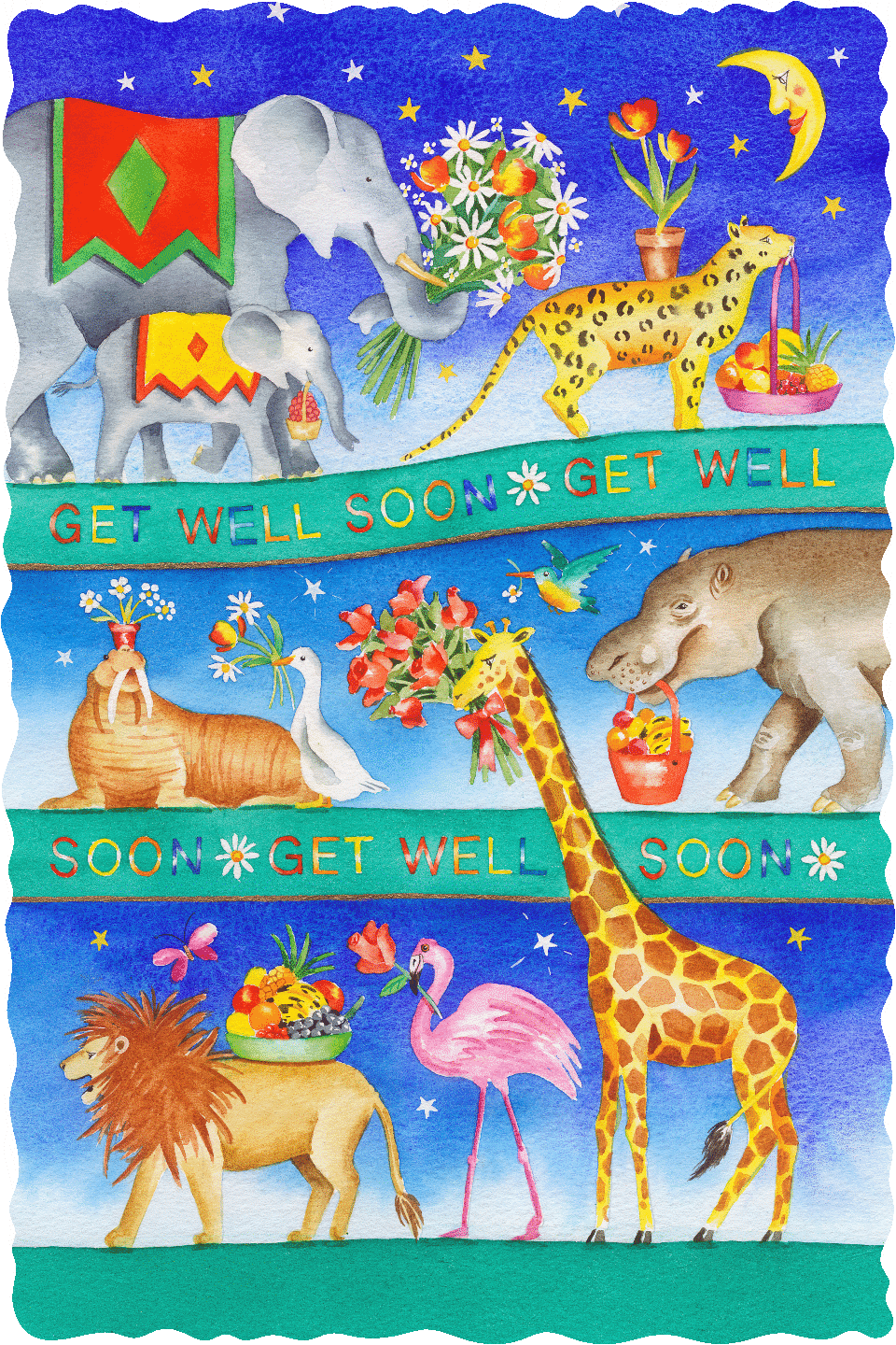 Get Well Soon (50 Piece Mini Wooden Jigsaw Puzzle) - Nautilus Puzzles - Wooden Jigsaw Puzzles For Adults