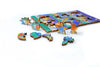 Mosaic wooden puzzle
