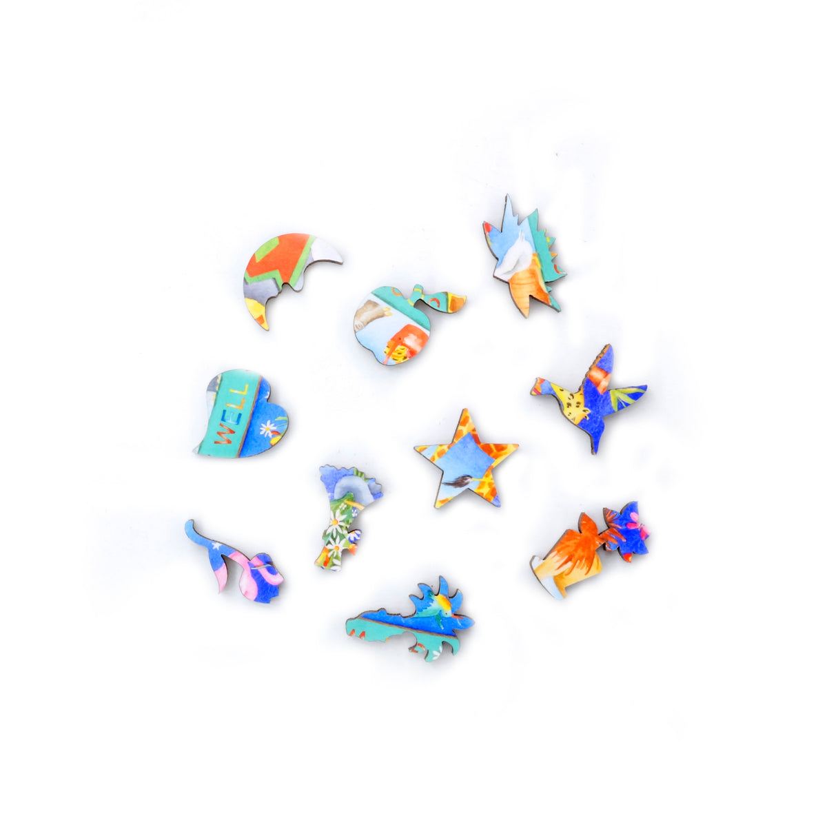 Stave wood puzzles