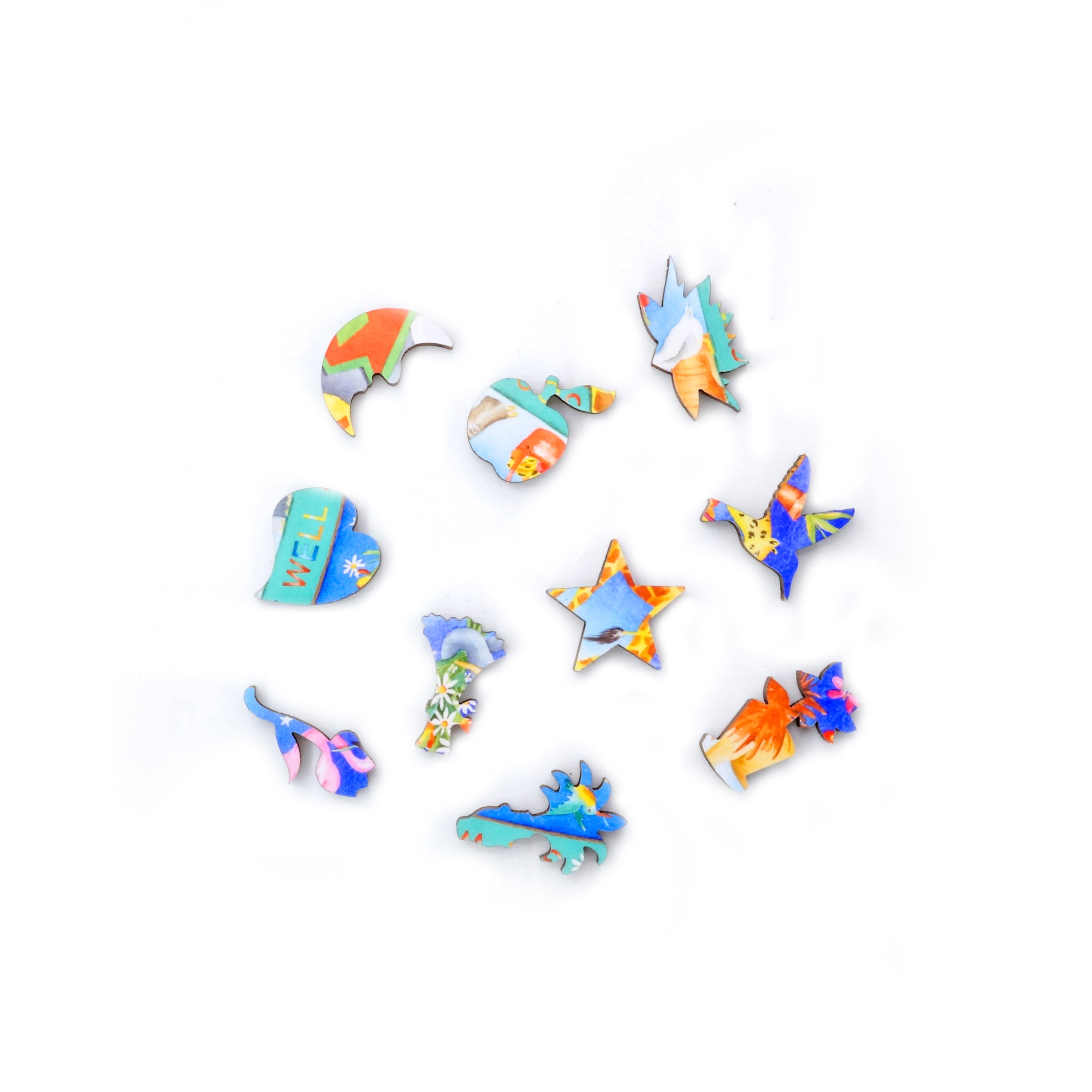 Stave wood puzzles