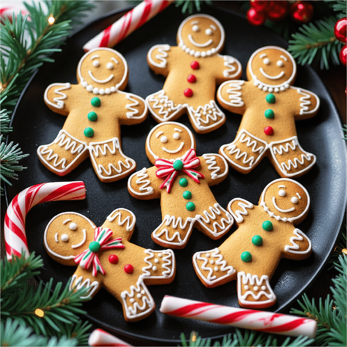 Gingerbread Gathering (50 Piece Mini Christmas Wooden Jigsaw Puzzle) - Nautilus Puzzles - Wooden Jigsaw Puzzles For Adults