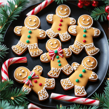 Gingerbread Gathering (50 Piece Mini Christmas Wooden Jigsaw Puzzle) - Nautilus Puzzles - Wooden Jigsaw Puzzles For Adults