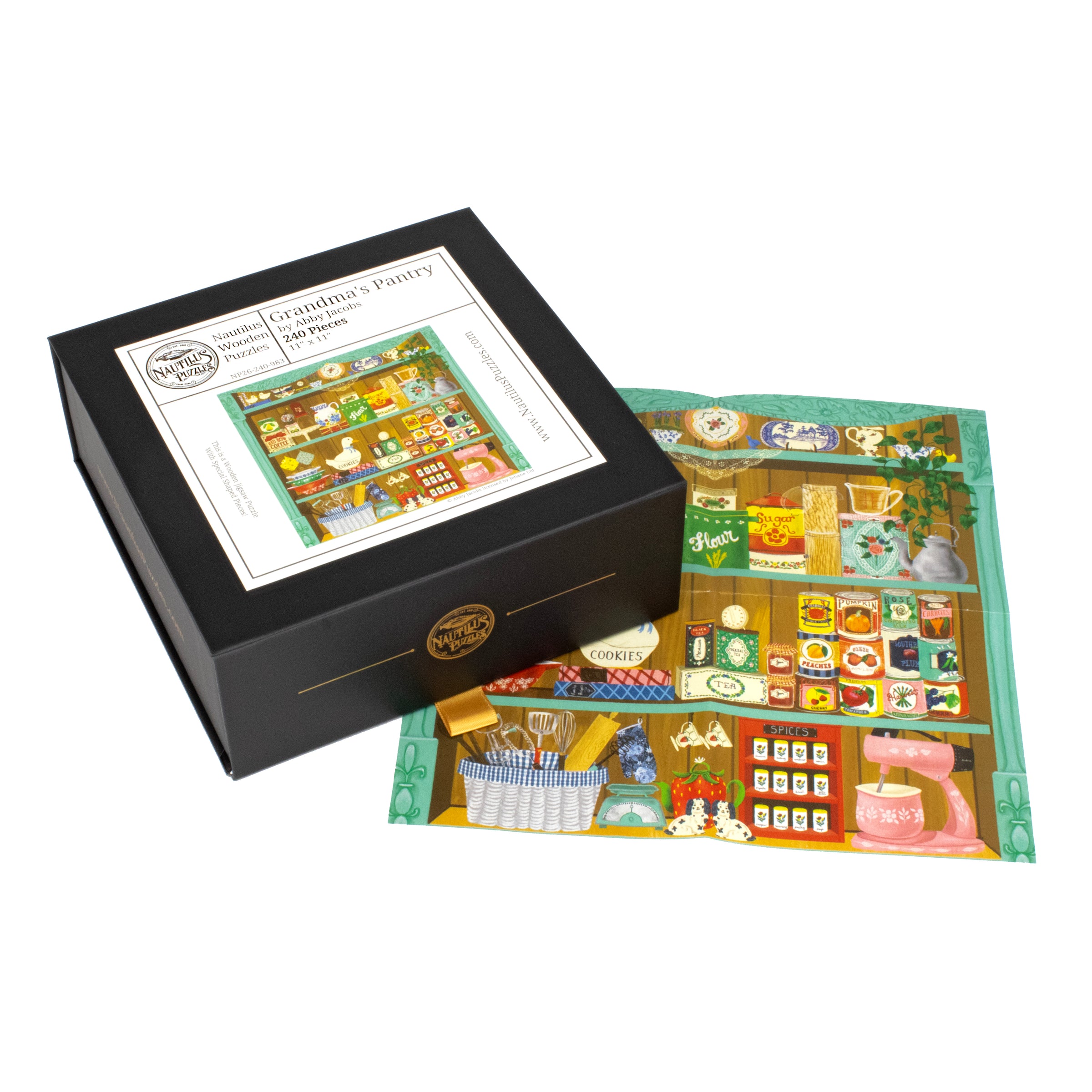 Grandma's Pantry (240 Piece Wooden Jigsaw Puzzle)