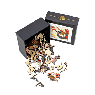 Guardian of the Eastern Winds (51 Piece MINI Wooden Jigsaw Puzzle) - Nautilus Puzzles - Wooden Jigsaw Puzzles For Adults