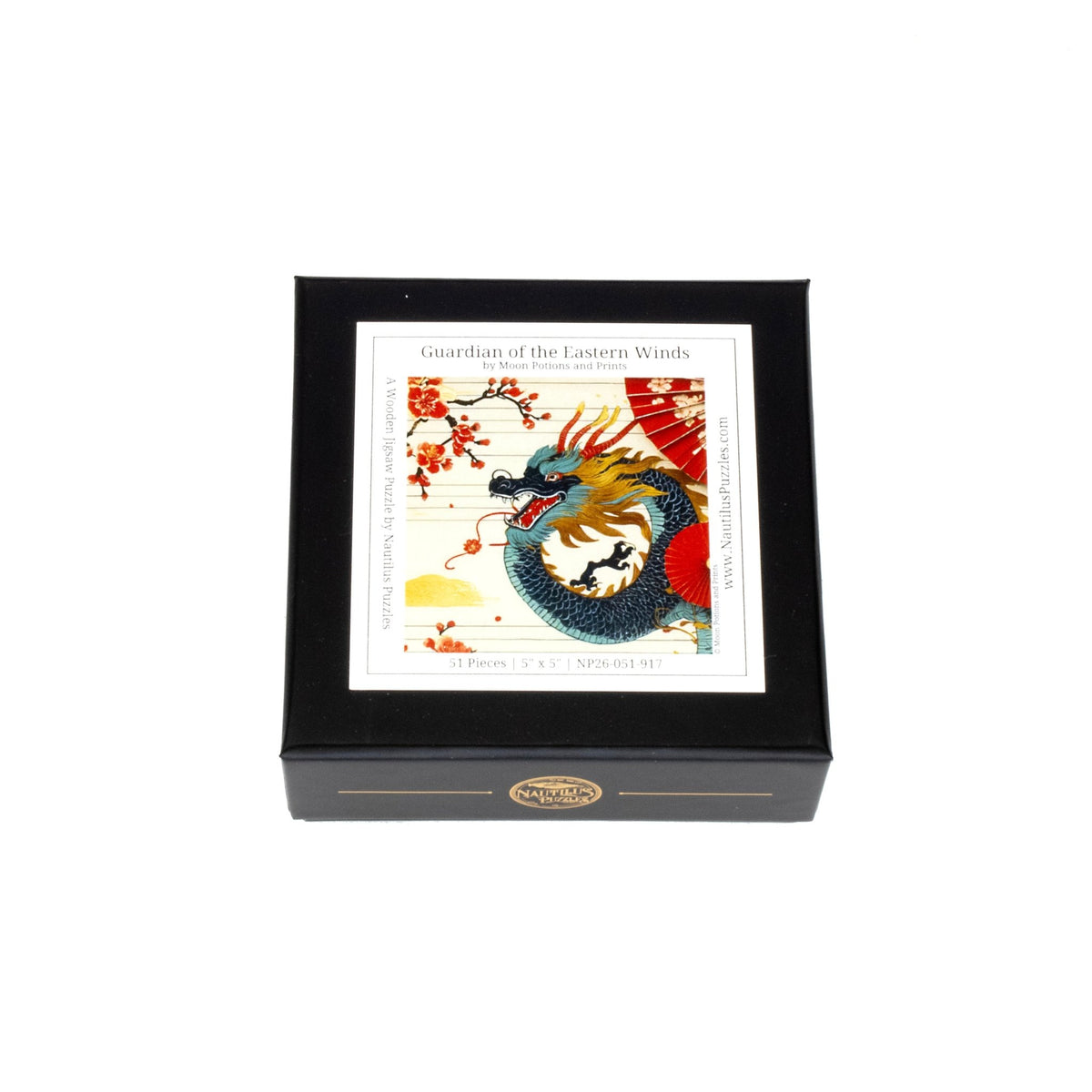 Guardian of the Eastern Winds (51 Piece MINI Wooden Jigsaw Puzzle) - Nautilus Puzzles - Wooden Jigsaw Puzzles For Adults