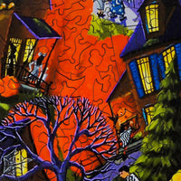 Halloween Spooktacular - 479 Piece Halloween Wooden Jigsaw Puzzle - Nautilus Puzzles - Wooden Jigsaw Puzzles For Adults