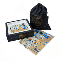 Harlequin's Carnival by Joan Miró (279 Piece Wooden Jigsaw Puzzle) - Nautilus Puzzles - Wooden Jigsaw Puzzles For Adults