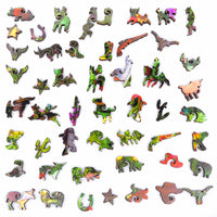 Stave wood jigsaw puzzles