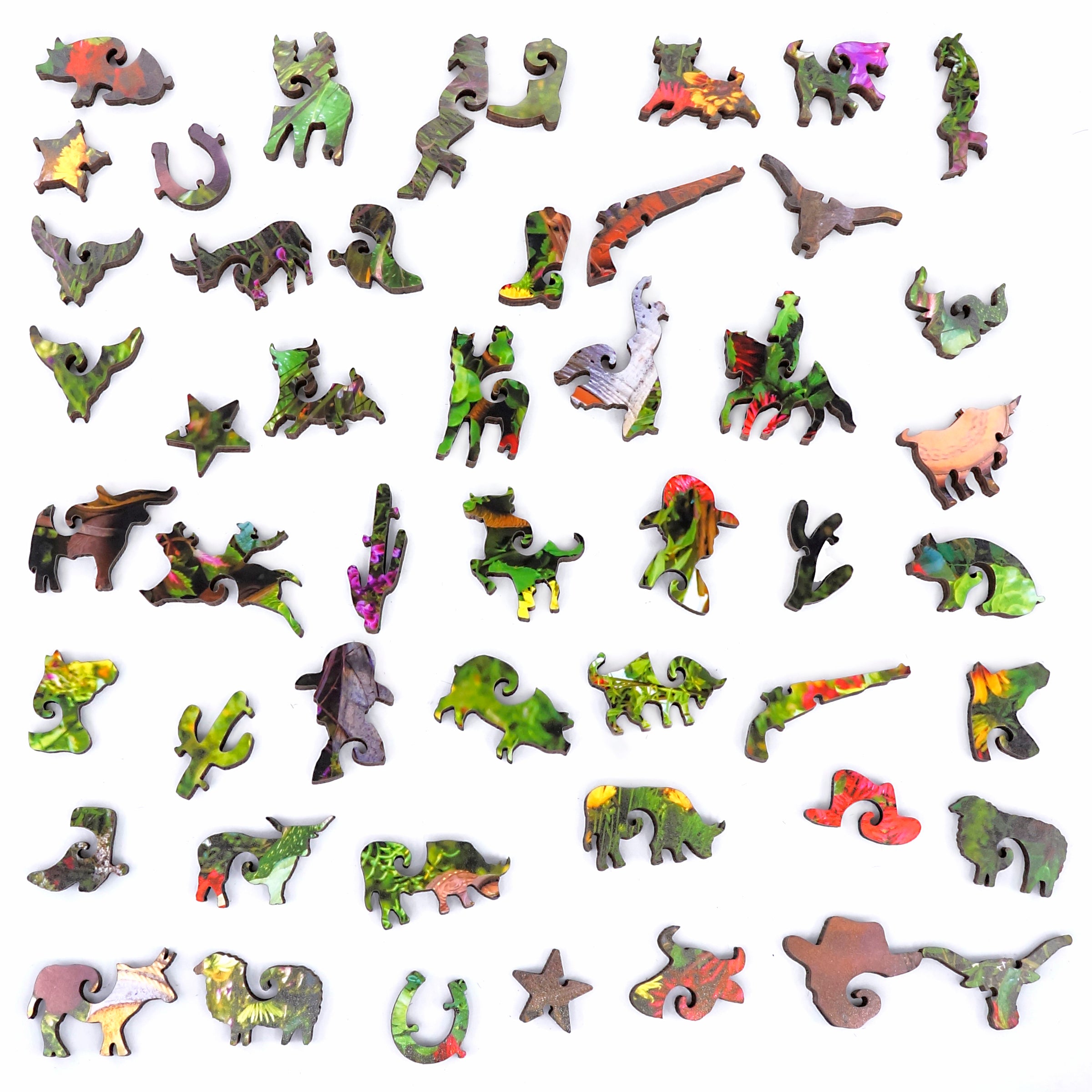 Stave wood jigsaw puzzles