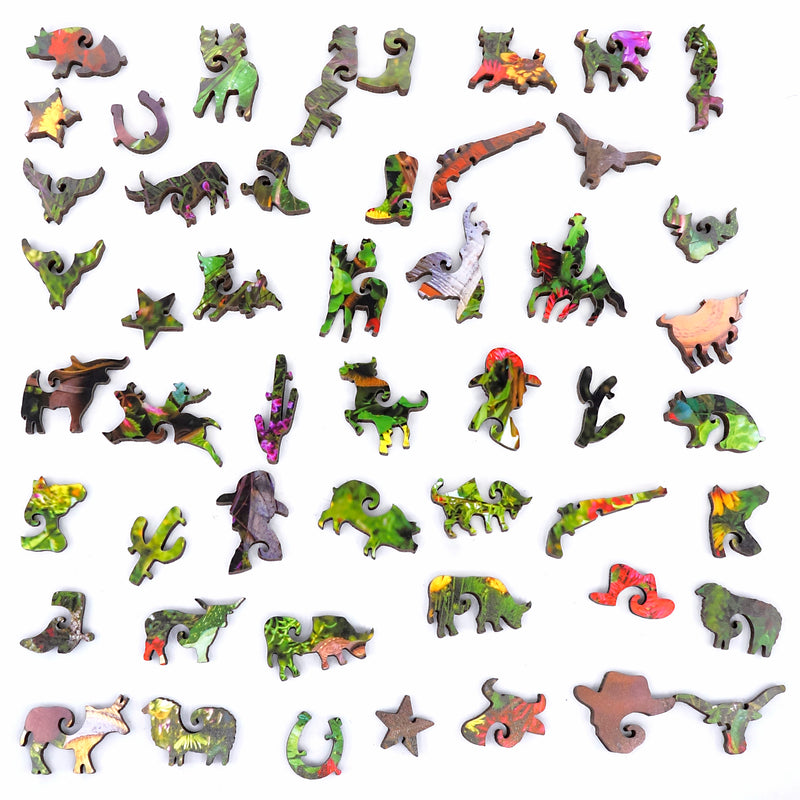 Stave wood jigsaw puzzles