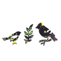 Holiday Birds (509 Piece Wooden Jigsaw Puzzle) - Nautilus Puzzles - Wooden Jigsaw Puzzles For Adults