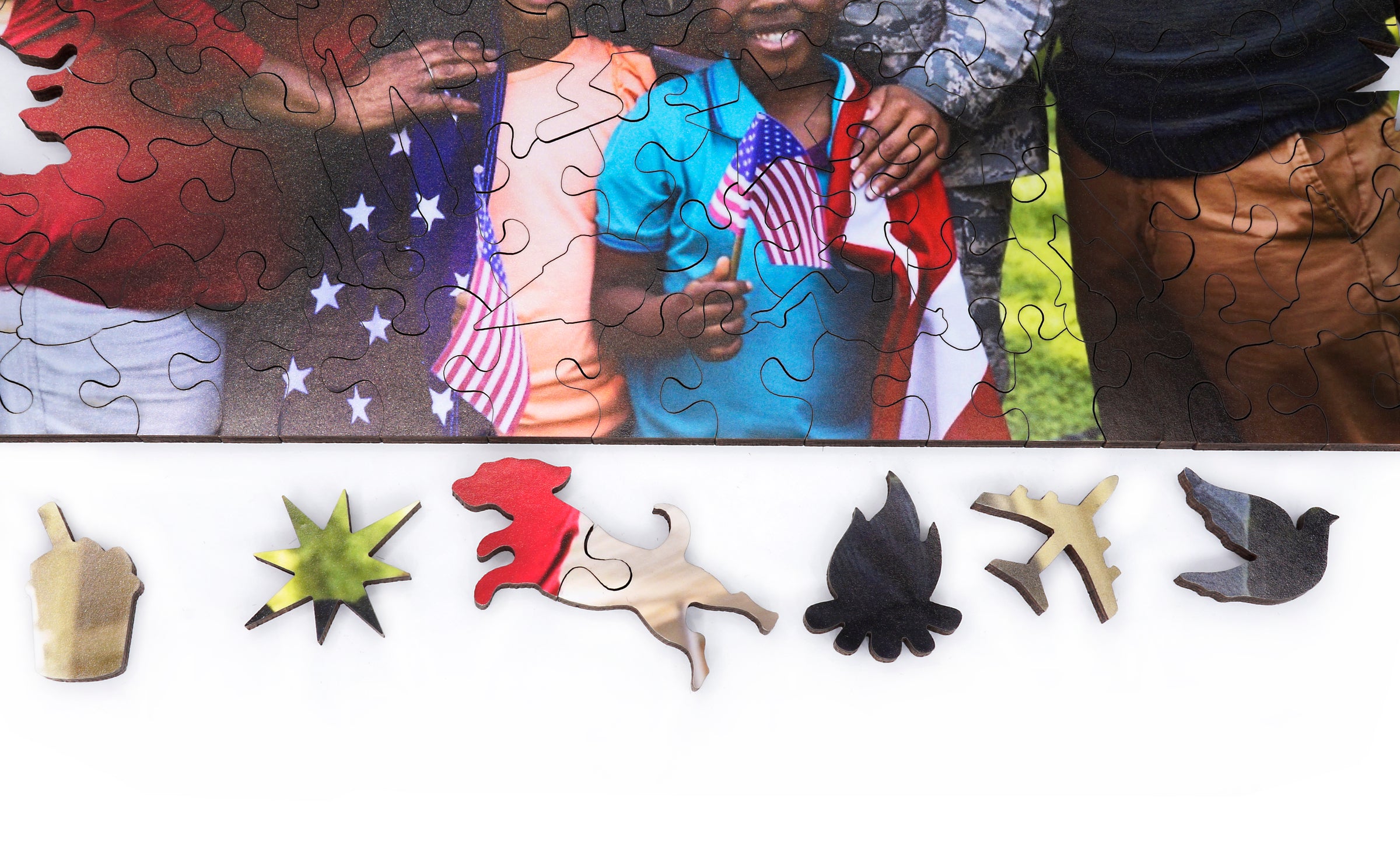 Custom Puzzle - We Are Family - Nautilus Puzzles - Wooden Jigsaw Puzzles For Adults