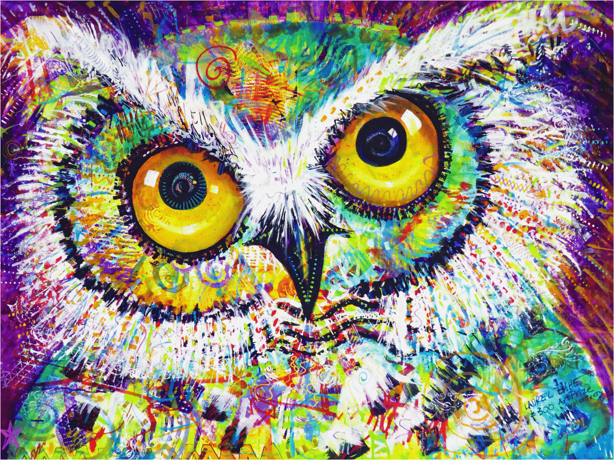 Hoot (60 Piece Mini Wooden Jigsaw Puzzle) - Nautilus Puzzles - Wooden Jigsaw Puzzles For Adults