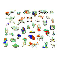 The Year of the Horse (360 Piece Shaped Wooden Jigsaw Puzzle)