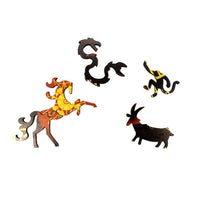 Chinese Zodiac: Horse (50 Piece MINI Wooden Jigsaw Puzzle)