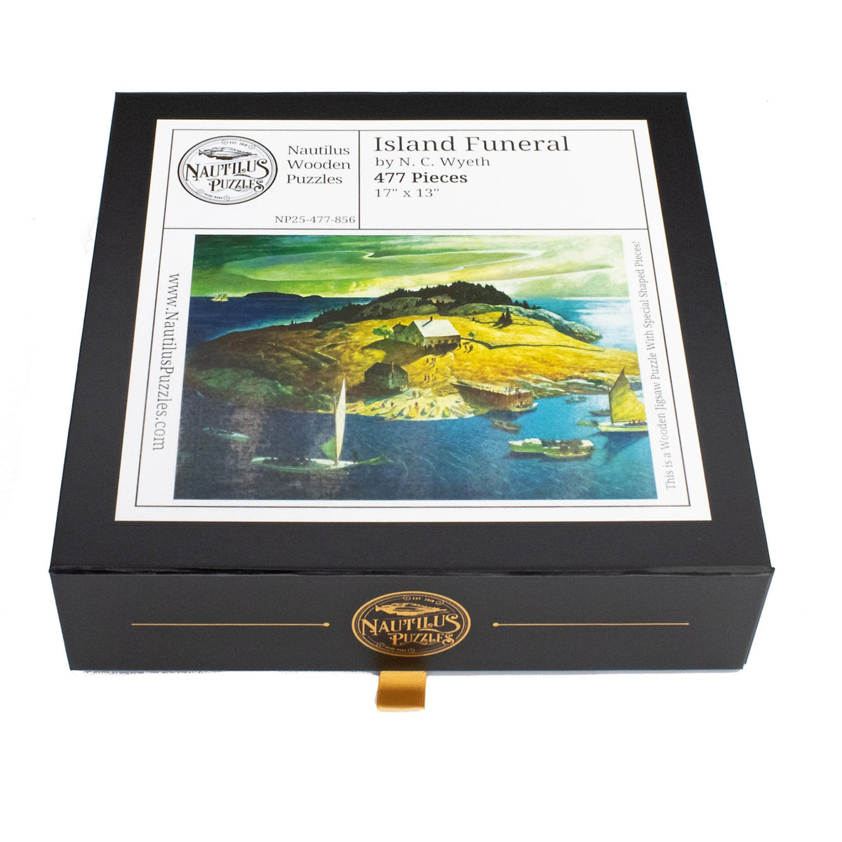 Island Funeral (477 Piece Wooden Jigsaw Puzzle) - Nautilus Puzzles - Wooden Jigsaw Puzzles For Adults