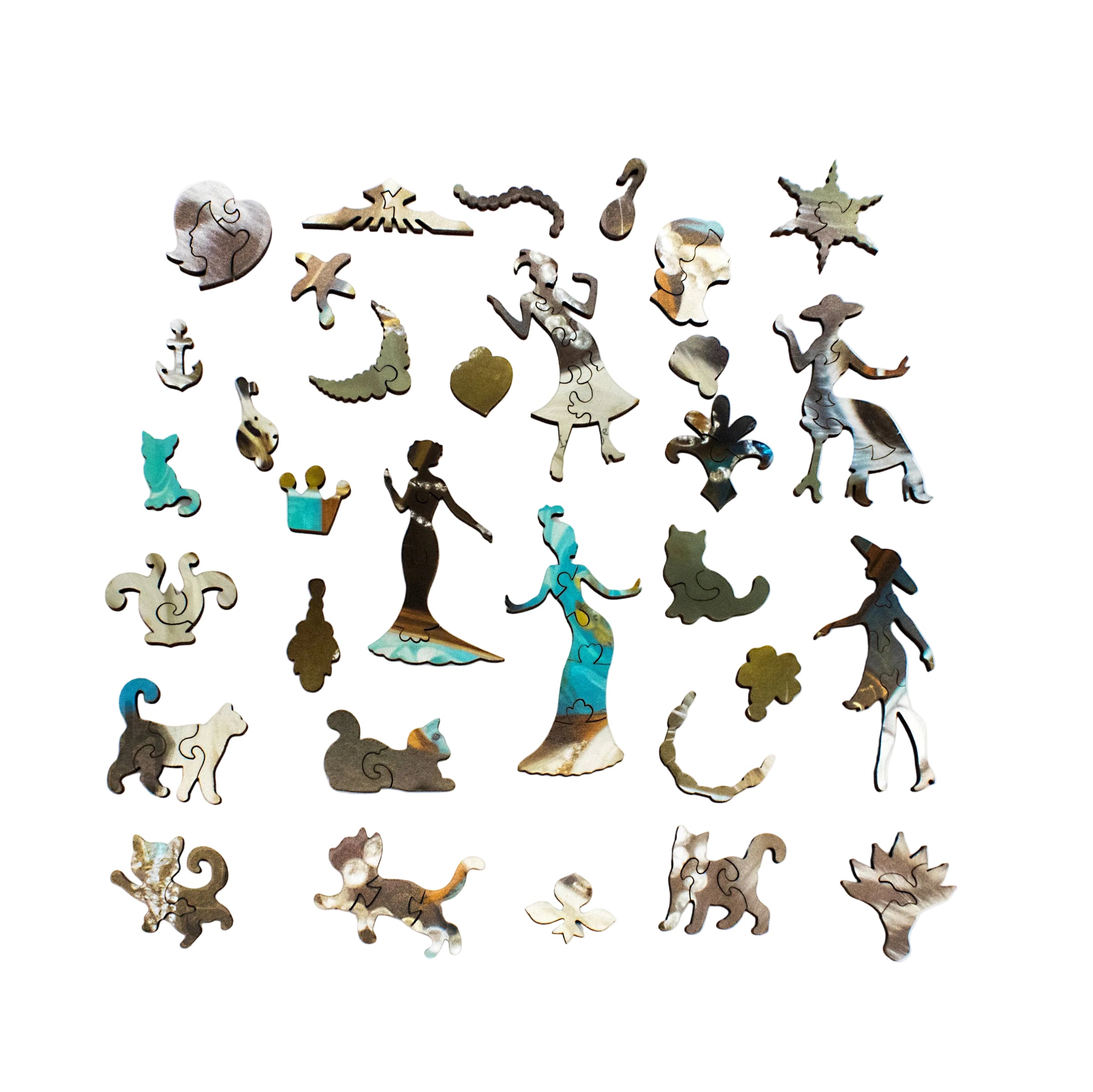 The Jewelry Box: 475 Piece Wooden Cat Puzzle