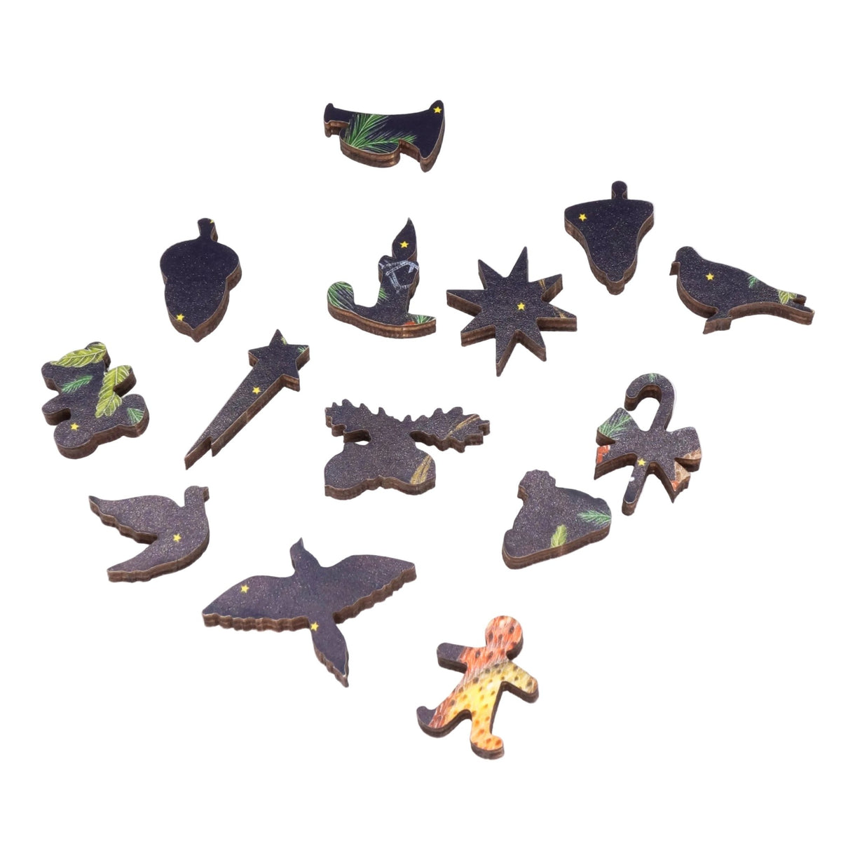Joy (51 Piece Mini Wooden Jigsaw Puzzle) - Nautilus Puzzles - Wooden Jigsaw Puzzles For Adults