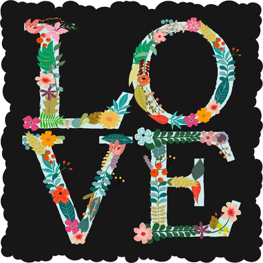 L-O-V-E (60 Piece Mini Wooden Jigsaw Puzzle) - Nautilus Puzzles - Wooden Jigsaw Puzzles For Adults