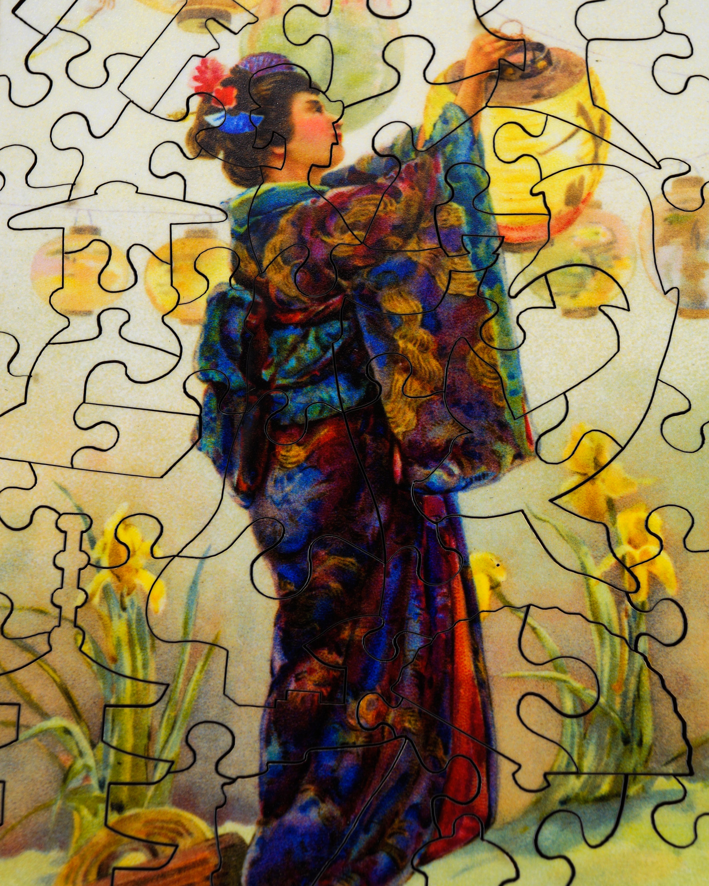Mini Collectable Wentworth Wooden Jigsaw Puzzle Lady And The Mini Collectable Wentworth Wooden Jigsaw Puzzle Lady And The