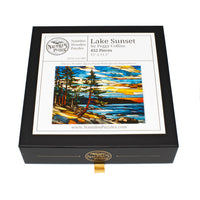 Lake Sunset (452 Piece Wooden Jigsaw Puzzle)