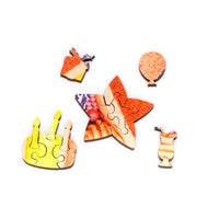 Layer Cake (50 Piece Shaped Mini Wooden Jigsaw Puzzle)