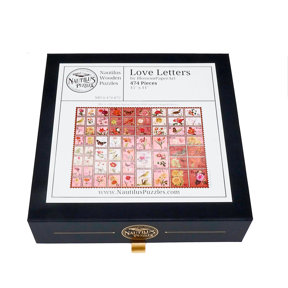 Love Letters (474 Piece Wooden Jigsaw Puzzle) - Nautilus Puzzles - Wooden Jigsaw Puzzles For Adults