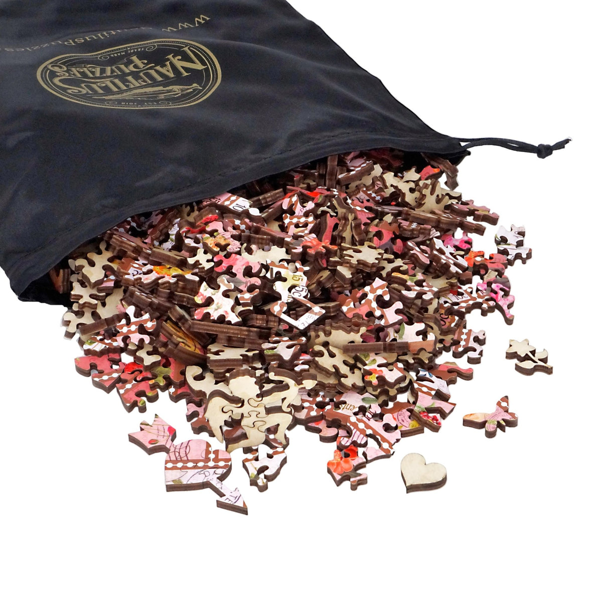 Love Letters (474 Piece Wooden Jigsaw Puzzle) - Nautilus Puzzles - Wooden Jigsaw Puzzles For Adults
