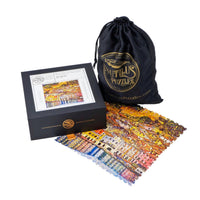 Malcesine on Lake Garda by Gustav Klimt (202 Piece Wooden Jigsaw Puzzle) - Nautilus Puzzles - Wooden Jigsaw Puzzles For Adults