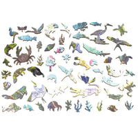 Manatee River Life (475 Piece Wooden Jigsaw Puzzle) - Nautilus Puzzles - Wooden Jigsaw Puzzles For Adults