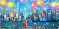 Manhattan Celebration (654 Piece Wooden Jigsaw Puzzle) - Nautilus Puzzles - Wooden Jigsaw Puzzles For Adults
